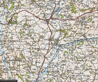 Tatworth 1919 map